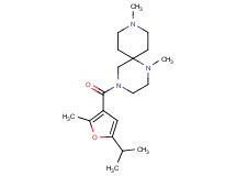 4-(5-isopropyl-2-methyl-3-furoyl)-1,9-dimethyl-1,4,9-triazaspiro[5.5]undecane