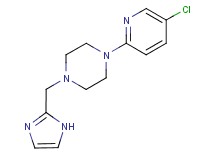 1-(5-chloro-2-pyridinyl)-4-(1H-imidazol-2-ylmethyl)piperazine