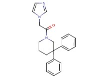 1-(1H-imidazol-1-ylacetyl)-3,3-diphenylpiperidine
