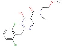 2-(2,6-dichlorobenzyl)-4-hydroxy-N-(2-methoxyethyl)-N-methylpyrimidine-5-carboxamide