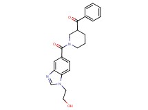 (1-{[1-(2-hydroxyethyl)-1H-benzimidazol-5-yl]carbonyl}-3-piperidinyl)(phenyl)methanone