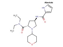 (4R)-N,N-diethyl-4-[(1H-pyrrol-2-ylcarbonyl)amino]-1-(tetrahydro-2H-pyran-4-yl)-L-prolinamide