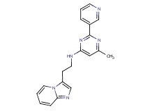 N-(2-imidazo[1,2-a]pyridin-3-ylethyl)-6-methyl-2-pyridin-3-ylpyrimidin-4-amine
