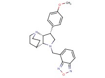 (3R*,3aR*,7aR*)-1-(2,1,3-benzoxadiazol-4-ylmethyl)-3-(4-methoxyphenyl)octahydro-4,7-ethanopyrrolo[3,2-b]pyridine