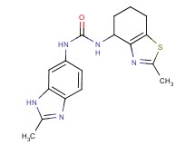 N-(2-methyl-1H-benzimidazol-6-yl)-N'-(2-methyl-4,5,6,7-tetrahydro-1,3-benzothiazol-4-yl)urea