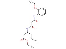 ethyl 3-({3-[(2-ethoxyphenyl)amino]-3-oxopropanoyl}amino)hexanoate