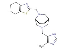 2-({(1S*,5R*)-3-[(4-methyl-1H-imidazol-5-yl)methyl]-3,6-diazabicyclo[3.2.2]non-6-yl}methyl)-4,5,6,7-tetrahydro-1,3-benzothiazole