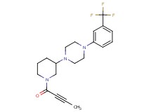 1-[1-(2-butynoyl)-3-piperidinyl]-4-[3-(trifluoromethyl)phenyl]piperazine