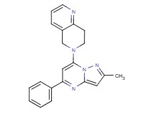 6-(2-methyl-5-phenylpyrazolo[1,5-a]pyrimidin-7-yl)-5,6,7,8-tetrahydro-1,6-naphthyridine