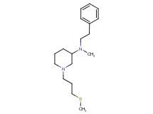 N-methyl-1-[3-(methylthio)propyl]-N-(2-phenylethyl)-3-piperidinamine