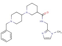 1'-benzyl-N-[(1-methyl-1H-imidazol-2-yl)methyl]-1,4'-bipiperidine-3-carboxamide