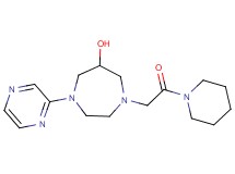 1-(2-oxo-2-piperidin-1-ylethyl)-4-pyrazin-2-yl-1,4-diazepan-6-ol