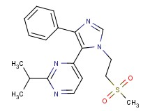 2-isopropyl-4-{1-[2-(methylsulfonyl)ethyl]-4-phenyl-1H-imidazol-5-yl}pyrimidine