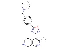 6-methyl-5-{5-[4-(1-piperidinylmethyl)phenyl]-1,2,4-oxadiazol-3-yl}-1,2,3,4-tetrahydro-2,7-naphthyridine dihydrochloride