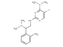 N~2~-[2-(dimethylamino)-2-(2-methylphenyl)ethyl]-5-fluoro-N~4~,N~4~-dimethylpyrimidine-2,4-diamine