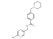 N-[(5-methyl-2-pyrazinyl)methyl]-4-(1-piperidinylmethyl)benzamide