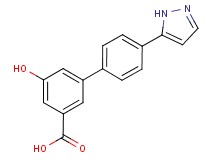 5-hydroxy-4'-(1H-pyrazol-5-yl)biphenyl-3-carboxylic acid