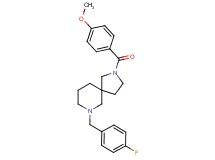 7-(4-fluorobenzyl)-2-(4-methoxybenzoyl)-2,7-diazaspiro[4.5]decane