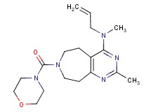N-allyl-N,2-dimethyl-7-(morpholin-4-ylcarbonyl)-6,7,8,9-tetrahydro-5H-pyrimido[4,5-d]azepin-4-amine