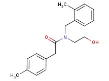 N-(2-hydroxyethyl)-N-(2-methylbenzyl)-2-(4-methylphenyl)acetamide