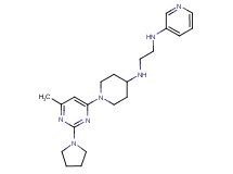 N-[1-(6-methyl-2-pyrrolidin-1-ylpyrimidin-4-yl)piperidin-4-yl]-N'-pyridin-3-ylethane-1,2-diamine