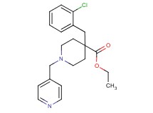 ethyl 4-(2-chlorobenzyl)-1-(4-pyridinylmethyl)-4-piperidinecarboxylate