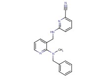 6-[({2-[benzyl(methyl)amino]pyridin-3-yl}methyl)amino]pyridine-2-carbonitrile