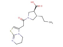 (3S*,4S*)-1-(6,7-dihydro-5H-[1,3]thiazolo[3,2-a]pyrimidin-3-ylacetyl)-4-propylpyrrolidine-3-carboxylic acid