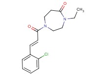 1-[(2E)-3-(2-chlorophenyl)-2-propenoyl]-4-ethyl-1,4-diazepan-5-one