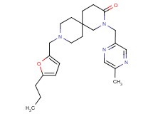 2-[(5-methylpyrazin-2-yl)methyl]-9-[(5-propyl-2-furyl)methyl]-2,9-diazaspiro[5.5]undecan-3-one