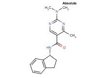 N-[(1R)-2,3-dihydro-1H-inden-1-yl]-2-(dimethylamino)-4-methyl-5-pyrimidinecarboxamide