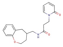 3-(2-oxopyridin-1(2H)-yl)-N-(2,3,4,5-tetrahydro-1-benzoxepin-4-ylmethyl)propanamide