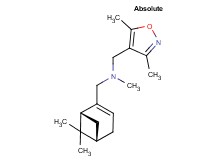 1-[(1R,5S)-6,6-dimethylbicyclo[3.1.1]hept-2-en-2-yl]-N-[(3,5-dimethylisoxazol-4-yl)methyl]-N-methylmethanamine