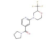 4-[4-(pyrrolidin-1-ylcarbonyl)pyridin-2-yl]-2-(trifluoromethyl)morpholine