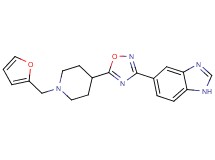 5-{5-[1-(2-furylmethyl)-4-piperidinyl]-1,2,4-oxadiazol-3-yl}-1H-benzimidazole