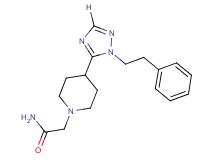 2-{4-[1-(2-phenylethyl)-1H-1,2,4-triazol-5-yl]piperidin-1-yl}acetamide