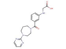 ({3-[(4-pyrimidin-2-yl-1,4-diazepan-1-yl)carbonyl]phenyl}amino)acetic acid