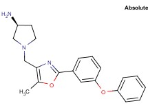 (3S)-1-{[5-methyl-2-(3-phenoxyphenyl)-1,3-oxazol-4-yl]methyl}pyrrolidin-3-amine