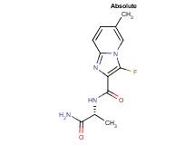 N-[(1R)-2-amino-1-methyl-2-oxoethyl]-3-fluoro-6-methylimidazo[1,2-a]pyridine-2-carboxamide