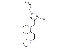 1-[(1-allyl-3-methyl-1H-pyrazol-4-yl)methyl]-2-(2-pyrrolidin-1-ylethyl)piperidine