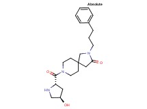 8-[(4R)-4-hydroxy-L-prolyl]-2-(3-phenylpropyl)-2,8-diazaspiro[4.5]decan-3-one hydrochloride
