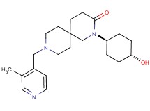 2-(trans-4-hydroxycyclohexyl)-9-[(3-methylpyridin-4-yl)methyl]-2,9-diazaspiro[5.5]undecan-3-one