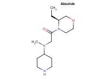 N-{2-[(3S)-3-ethyl-4-morpholinyl]-2-oxoethyl}-N-methyl-4-piperidinamine dihydrochloride