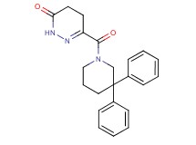 6-[(3,3-diphenylpiperidin-1-yl)carbonyl]-4,5-dihydropyridazin-3(2H)-one