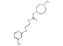 2-(4-methyl-1,4-diazepan-1-yl)-N-{2-[(4-methylpyridin-2-yl)amino]ethyl}acetamide