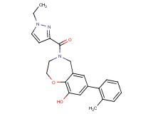 4-[(1-ethyl-1H-pyrazol-3-yl)carbonyl]-7-(2-methylphenyl)-2,3,4,5-tetrahydro-1,4-benzoxazepin-9-ol