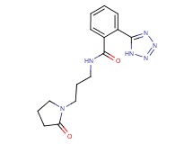N-[3-(2-oxopyrrolidin-1-yl)propyl]-2-(1H-tetrazol-5-yl)benzamide