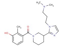 3-[(3-{1-[3-(dimethylamino)propyl]-1H-imidazol-2-yl}piperidin-1-yl)carbonyl]-2-methylphenol