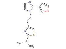 4-{2-[2-(3-furyl)-1H-imidazol-1-yl]ethyl}-2-isopropyl-1,3-thiazole