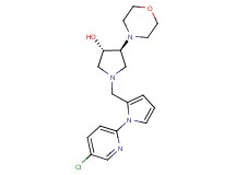 (3S*,4S*)-1-{[1-(5-chloro-2-pyridinyl)-1H-pyrrol-2-yl]methyl}-4-(4-morpholinyl)-3-pyrrolidinol